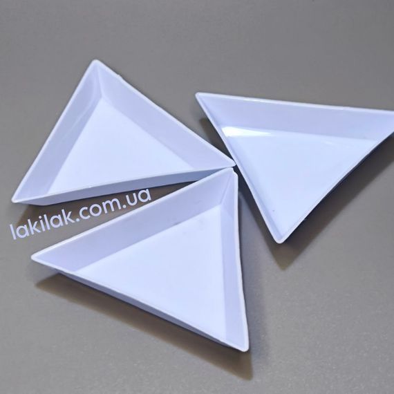 Пластиковий трикутник для страз і декору (блакитний)