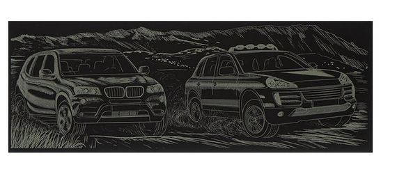 Гравюра Панорама Економ ГрВ2 Danko Toys, у пакеті (4820150912222) 2 авто Вид 7