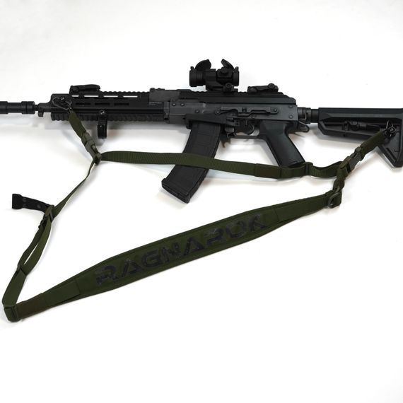 Збройовий ремінь RAGNAROK "KRAKEN" Gen.2 Carbine (Триточковий) Олива