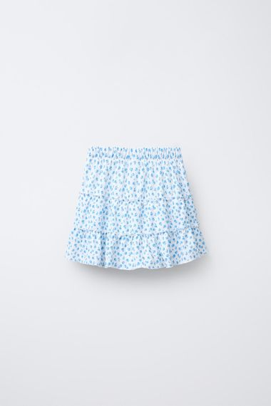 Підліткова спідниця-шорти для дівчинки Zara 148 см Блакитна (26021007D) | Зображення 1