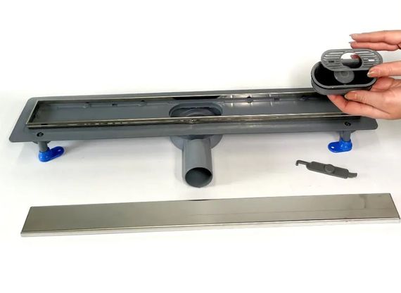 Душовий канал Maxiflow Prime Legal 60 см решітка Під плитку 4027.0Y050K.060.1 | Зображення 4