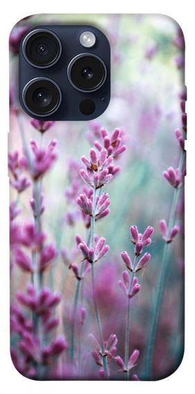 Чохол з картинкою Лаванда 2 для Apple iPhone 15 Pro (6.1")