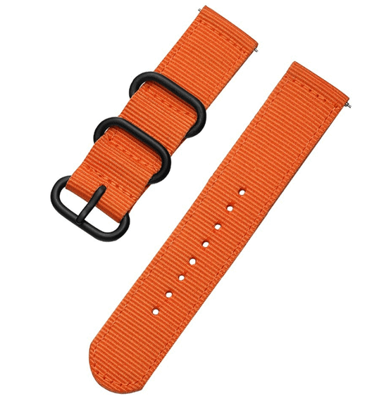 Нейлоновый ремешок Primo Traveller для часов Garmin Vivoactive 4 - Orange | Зображення 1