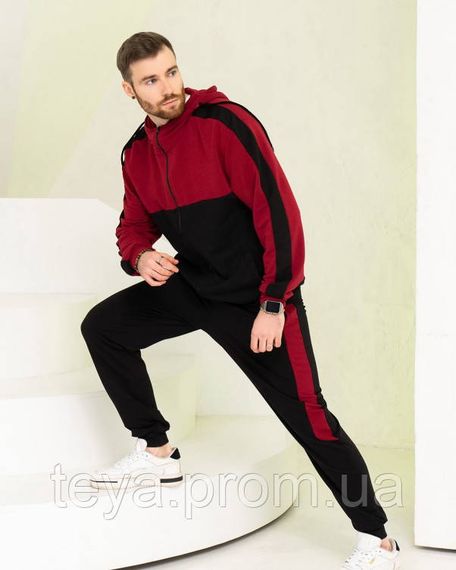 Спортивный костюм цвет черный размер XXL FI_009532 | Зображення 1