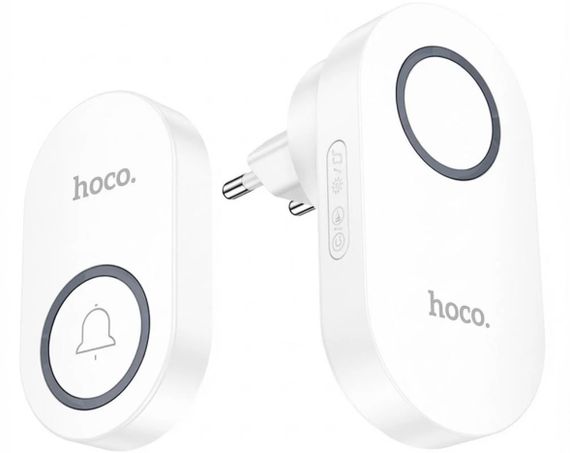 Беспроводной дверной звонок Hoco HI25 на входную дверь - White | Зображення 3