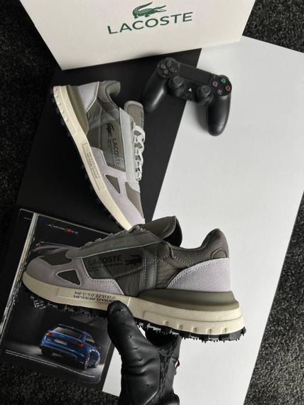 Чоловічі кросівки Lacoste Elite Active Grey Magnet (топ якість) A3387 44 28 | Зображення 4