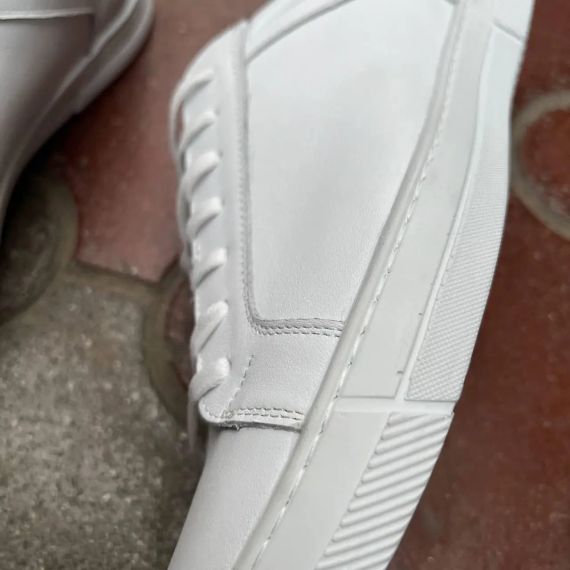 Белые кожаные кеды Berg 49 размер | Зображення 2