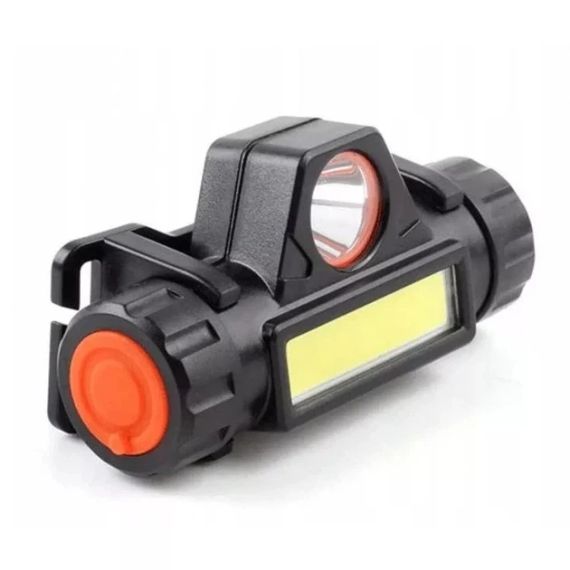 Ліхтарик на голову налобний світлодіодний USB | Зображення 2