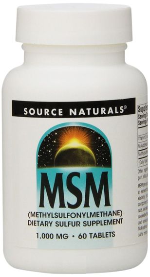 Препарат для суставов и связок Source Naturals MSM 1000 mg 60 Tabs