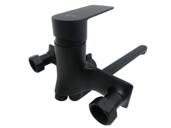 Змішувач для ванни довгий вилив AIM чорний матовий DG01153 (matte black) | Зображення 6