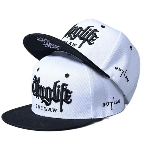 Кепка снепбек (Snapback) Thug Life  Чорний 56-61р (9001) | Зображення 4