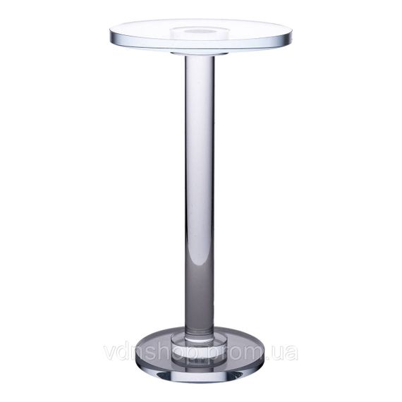 Тортівниця скляна на ніжці 12×23 см кругла стійка для торта, капкейків HP-4-67S | Зображення 2