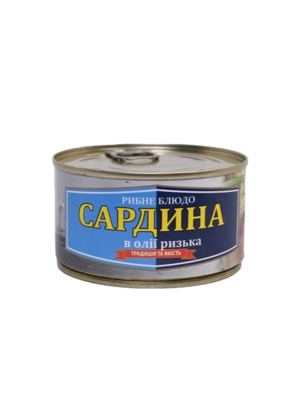 Сардина в масле «Рижская» Рыбацкая Артель 230 г