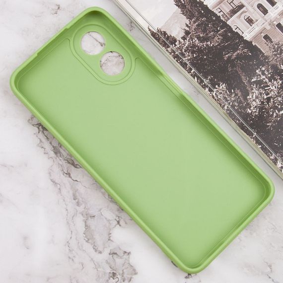 Силиконовый чехол Candy Full Camera для Oppo A38 / A18 Фисташковый | Зображення 2
