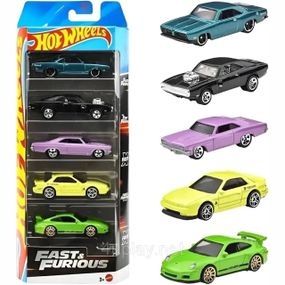 Набор из 5-ти машинок Hot Wheels Fast and Furious Хот Вилс Форсаж