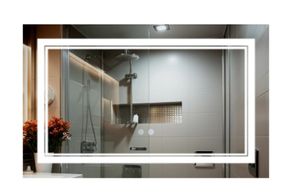 Дзеркало Qtap Cardinal з LED-підсвічуванням Touch QT0478C10070