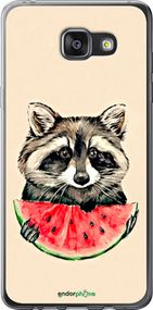 Чохол на Samsung Galaxy A7 (2016) A710F Єнотик з кавуном "4605t-121-2448"