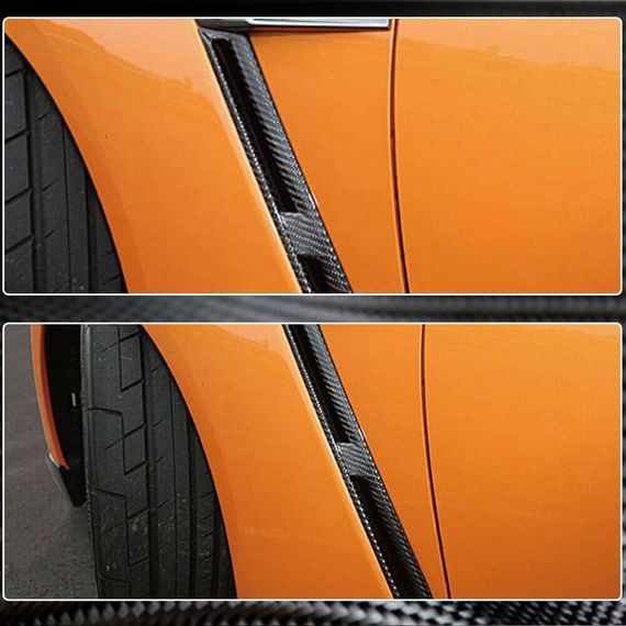 Карбоновые накладки на передние крылья (2009-2015) для Nissan GT-R | Зображення 2