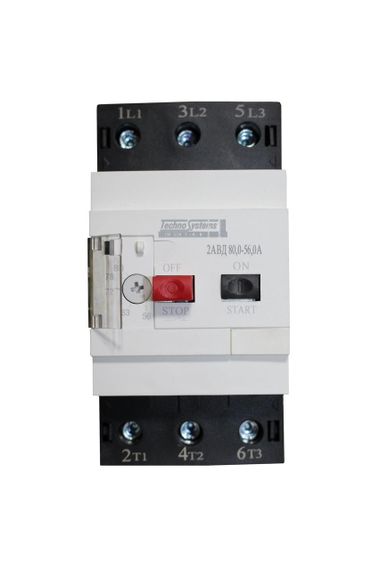 Автоматический выключатель 2АВД 80-56А защиты двигателя 220V 25kW / 400V 40kW Ny95505606 | Зображення 1