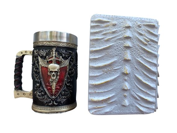 Подарунковий набір Кухоль 3D Крилатий Череп і Блокнот 3D «Око Крижаного Хранителя» | Зображення 1