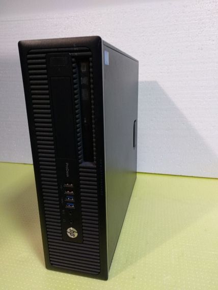 Системный блок HP ProDesk 600 G1 SFF / Intel Core i3-4150 (2 (4) ядра по 3.5 GHz) / 8 GB DDR3 / 500 GB HDD / Intel HD Graphics 4400 / DVD-RW / DisplayPort б/в | Зображення 1