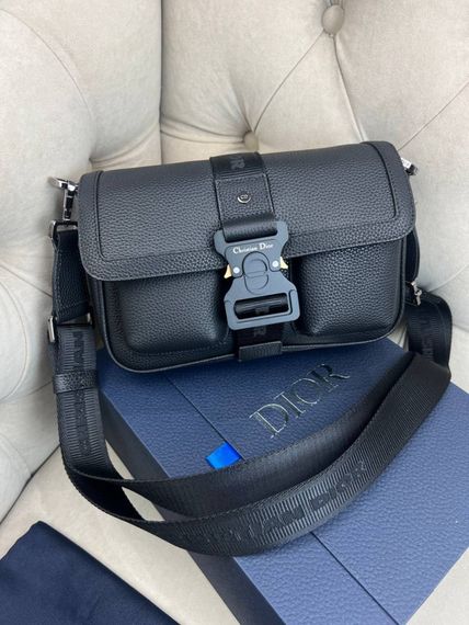 Месенджер  чорний Dior Hit The Road c857 | Зображення 9