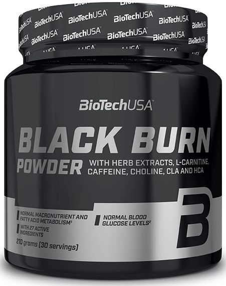 Комплексний жироспалювач BioTechUSA Black Burn 210 g /30 servings/ Passion fruit
