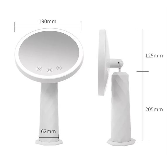 Дзеркало-нічник з LED підсвічуванням XPRO TvT-09 (45070-17001_422) | Зображення 6