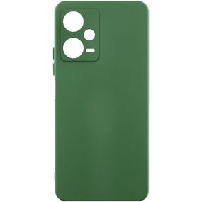 Чехол Silicone Cover Lakshmi Full Camera (AA) для Xiaomi Redmi Note 12 Pro 5G Зеленый / Dark green