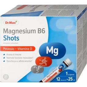 Магній B6 Shot Dr. Max 12 флаконів x 25 мл