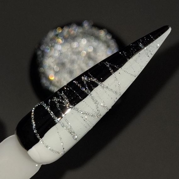 Светоотражающая паутинка Designer D1 (серебряная) 5гр