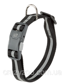 Ошейник для собак Ferplast Club Reflex C15/44 черный 1.5х30-44 см 75250217
