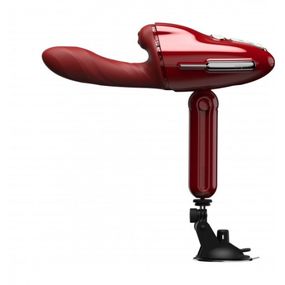 Вибратор трансформер с вращением, фрикциями и подогревом Qingnan No.9, с подставкой и пультом sexstyle