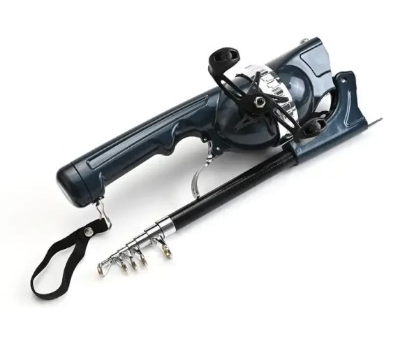 Вудка спінінг телескопічна / Міні спінінг для риболовлі