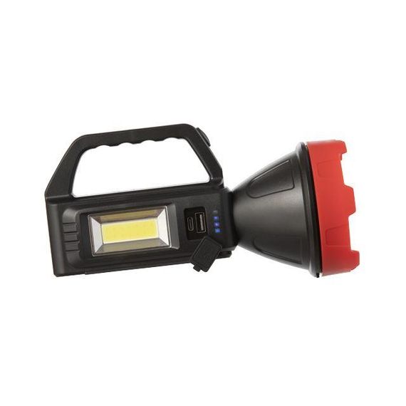 Ліхтар акумуляторний, power bank, індикатор заряду, сонячна панель INTERTOOL LB-0107 | Зображення 4