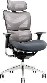 Кресло офисное GT RACER X-782 BRIGHT Gray (W-20 B-40)