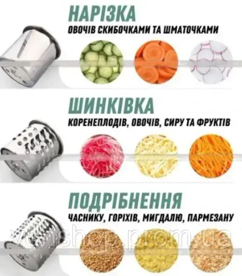 Електром'ясорубка  CB-4216 3200 ват Crownberg | Зображення 3