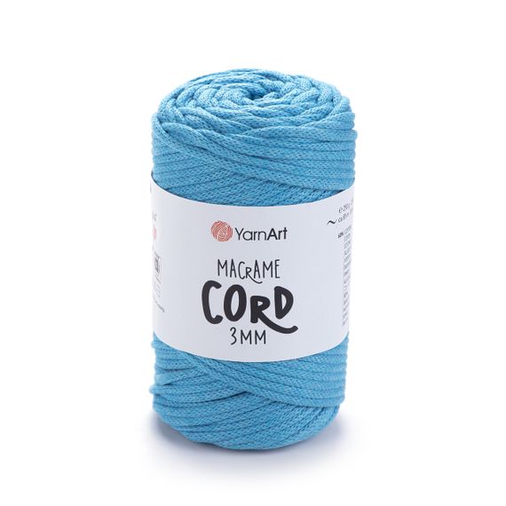 Пряжа Macrame Cord 3 mm № 750 (Макраме Корд), 250 г, 85 м — Бавовняний шнур для в’язання та макраме 763
