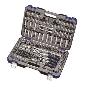 Набор инструментов профессиональный 1/4" и 3/8" и 1/2" 151 ед. Haisser BLACK 70257