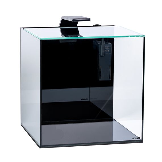 Акваріумний набір BlackCube 20 літрів, з чорною задньою стінкою, 27х27х27 см, скло 4 мм | Зображення 4