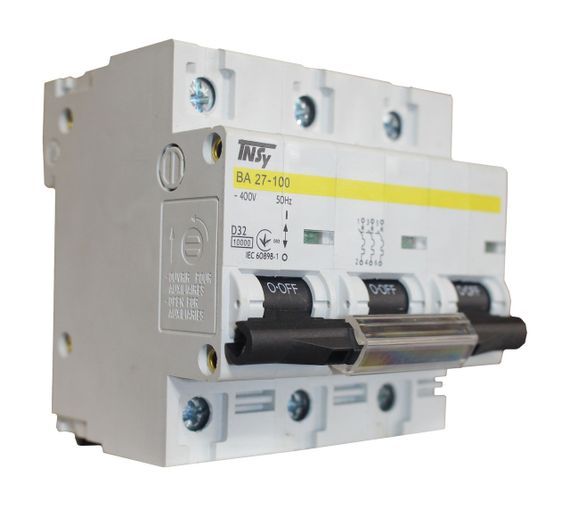 Автоматичний вимикач ВА27-100 3Р 32А 10 кА х-ка D Ny95504902