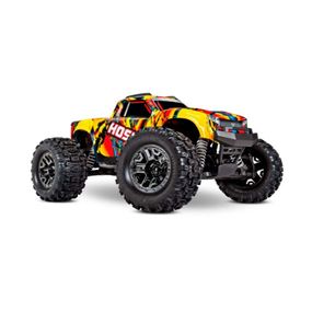 Машинка на радіокеруванні Traxxas HOSS 4x4 VXL 1/10 Monster Truck Brushless (Solar Flare)