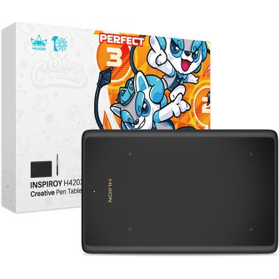 Графічний планшет Huion 4.17'x 2.6' H420X USB-C чорний (H420X) | Зображення 3