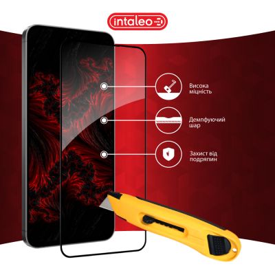Стекло защитное Intaleo Full Glue Samsung S24 FE Black (1283126594854) | Зображення 4