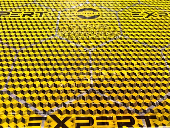 Вібропоглинаючий лист ULTIMATE EXPERT RED GOLD 4 мм (50х35 см) | Зображення 1