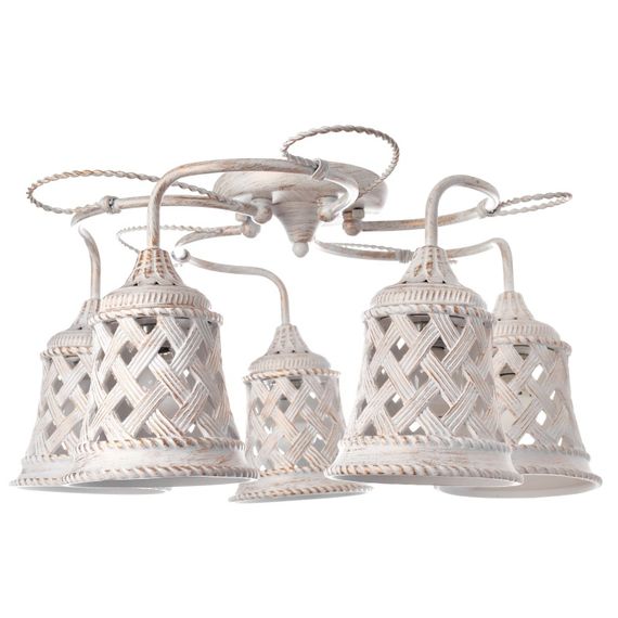 Люстра потолочная винтаж E14 40W WH (BKL-585C/5) | Зображення 2