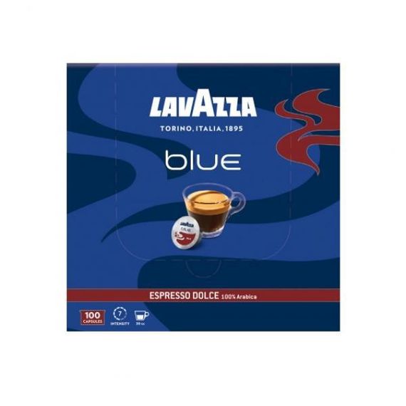 Кава в капсулах Lavazza BLUE ESPRESSO DOLCE 100 шт Італія 100% Арабіка