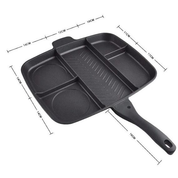 Сковорода для приготування UNIQUE, Сковорода для любителів готувати без рослинної олії FU-18