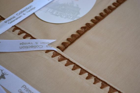 Постельное белье Turkiz Ranforse Prima 200 х 220 см San Marino Dark Beige | Зображення 3