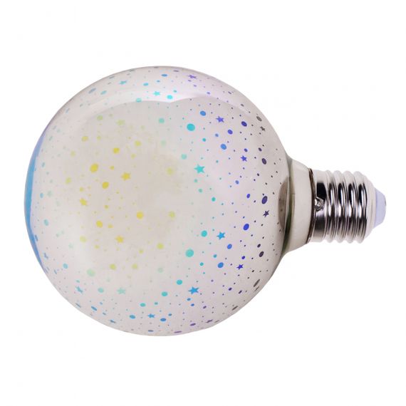 Лампа светодиодная LED 3D 3W E27 COG G95 220V
